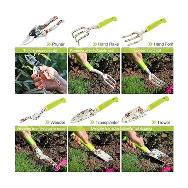 Juego de herramientas de jardinería 13 piezas de