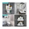 Hoomtaook Estante esquinero para ducha de baño montado en_3