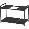 DecoBros Organizador de estantes expandible de 2 niveles_1