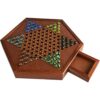 Damas chinas de madera con cajones juego de mesa de_1