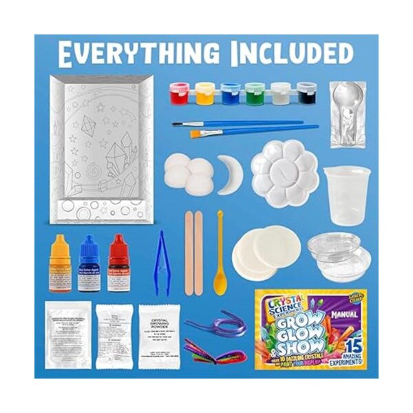 Kit de cultivo de cristal de Learn Climb para niños. Kit_6