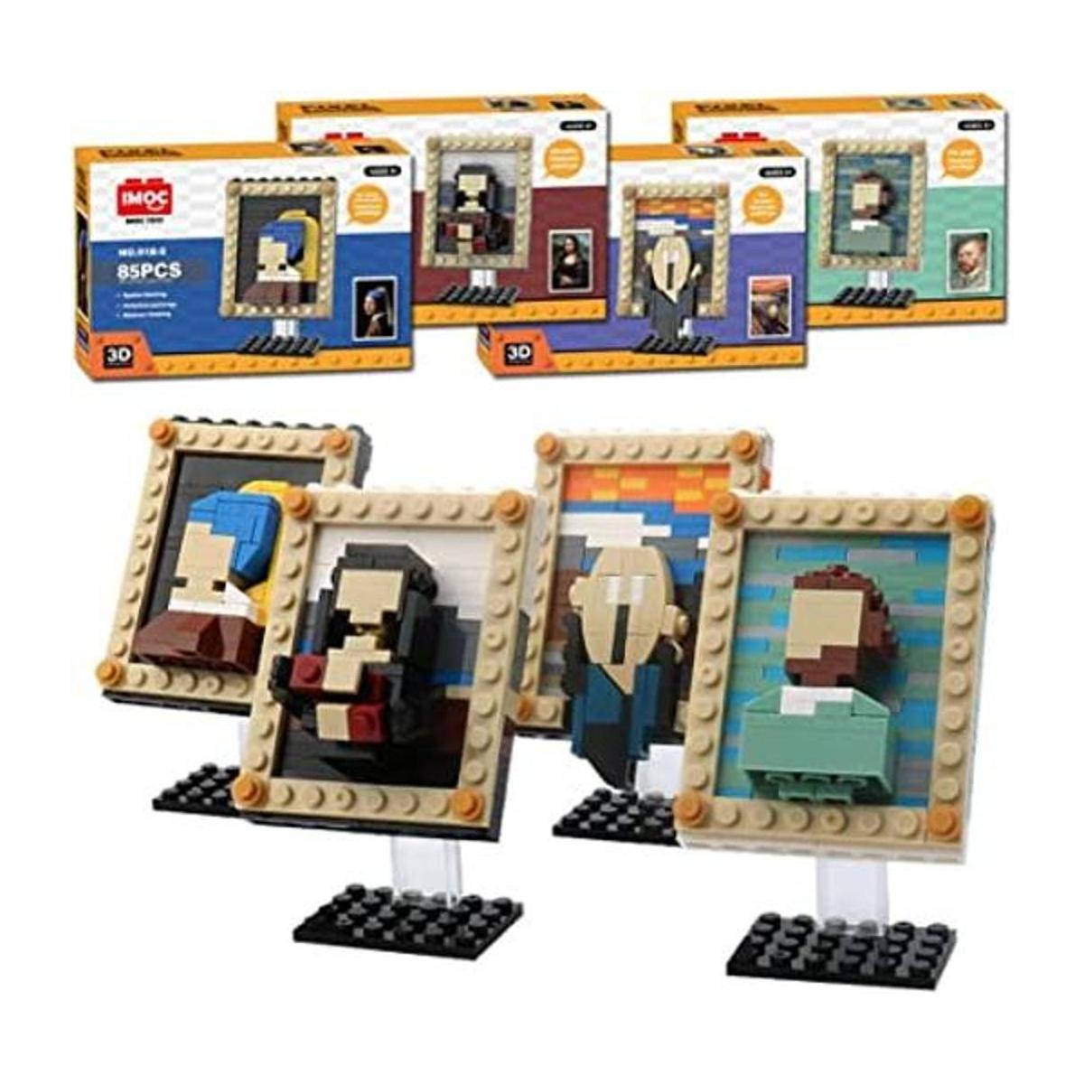 Juego de bloques de construcción MOC de pintura mundial