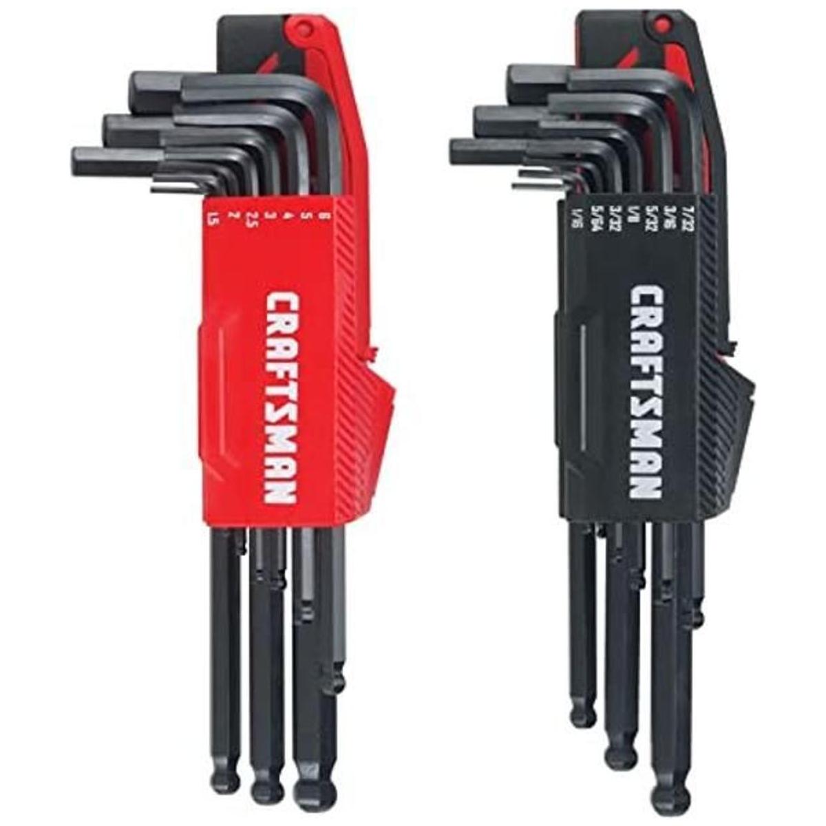 CRAFTSMAN Juego de llaves hexagonales juego métricoSAE