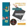Kit organizador de accesorios de 14 Pegboard accesorio