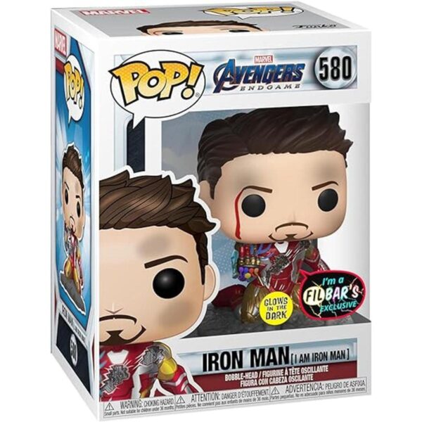 Funko Pop Avengers Endgame I Am Iron Man Figura de_3