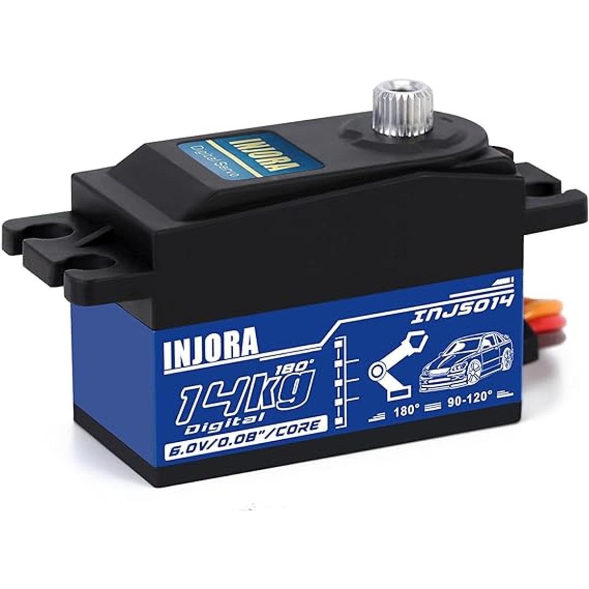 INJORA Servo digital RC 30.9 lbs de perfil bajo servo de