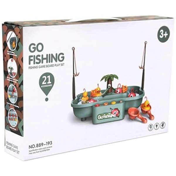 Juego de mesa de pesca de circulación de agua Lovyan con 3_5