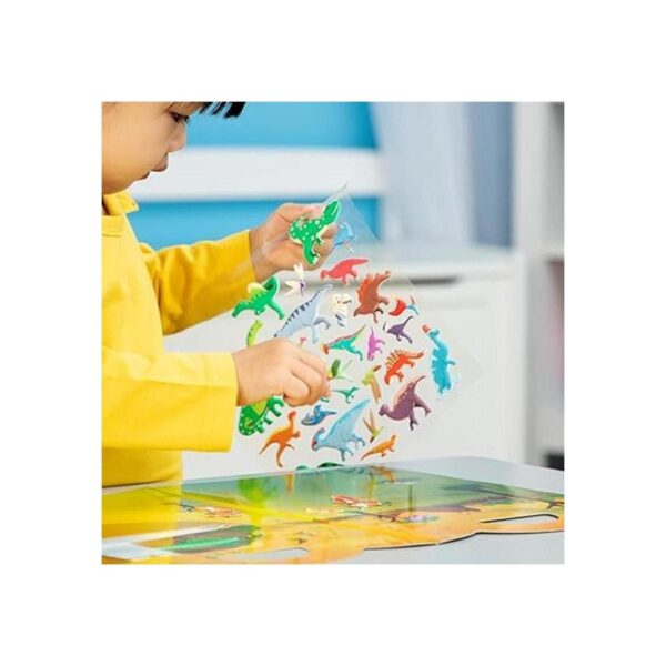 Melissa Doug Reusable Puffy Sticker Wild Adventures Play