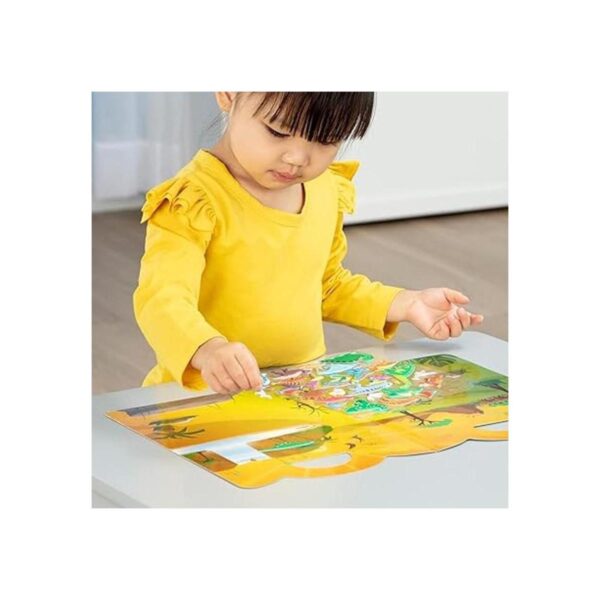 Melissa Doug Reusable Puffy Sticker Wild Adventures Play