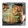 INVIN ART Sandro Botticelli Juego de cortinas de ducha