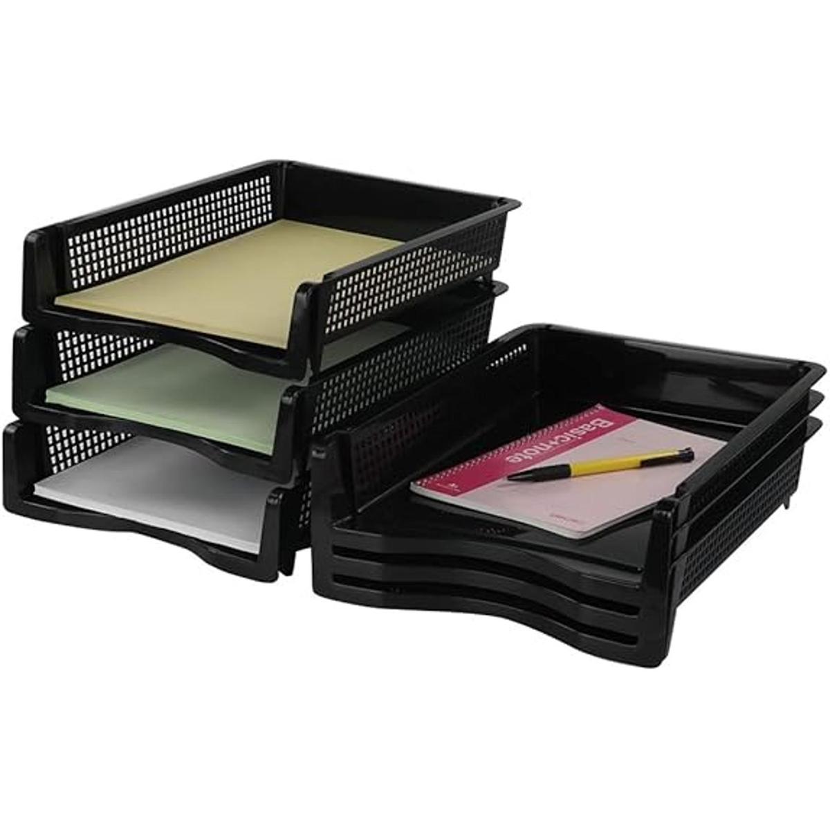 Ggbin Bandeja de escritorio de 6 niveles plástico