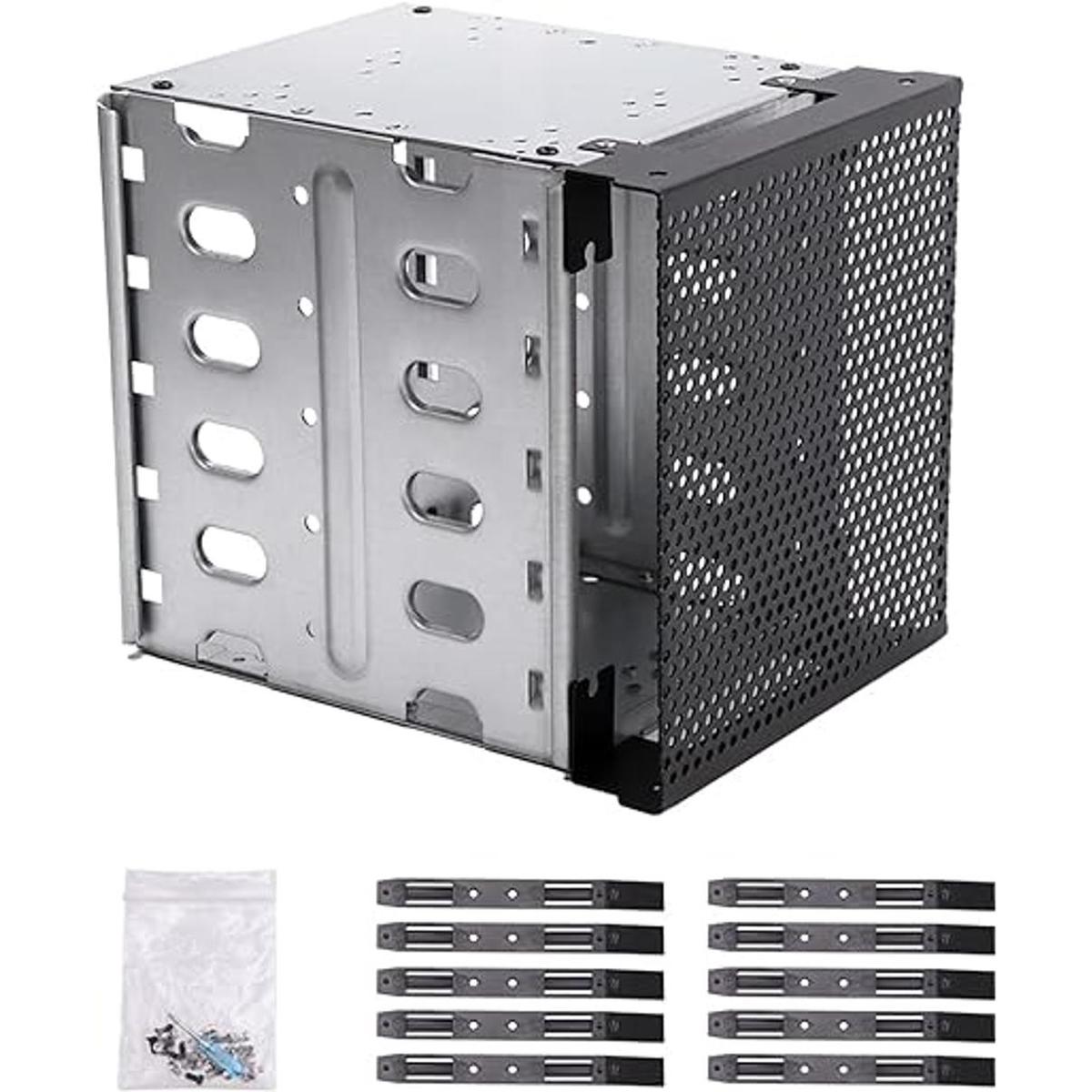 Jaula de disco duro de acero inoxidable 5.25 a 5 x 3.5