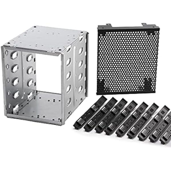 Jaula de disco duro de acero inoxidable 5.25 a 5 x 3.5_3