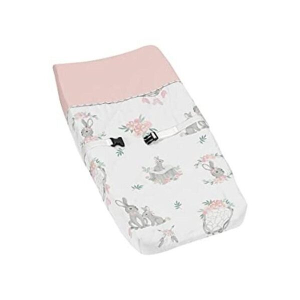 Sweet Jojo Designs Funda para cambiador diseño de flores_1
