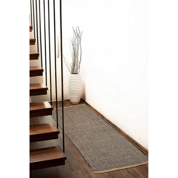 CHARDIN HOME Alfombra de algodón de yute y óxido para_5