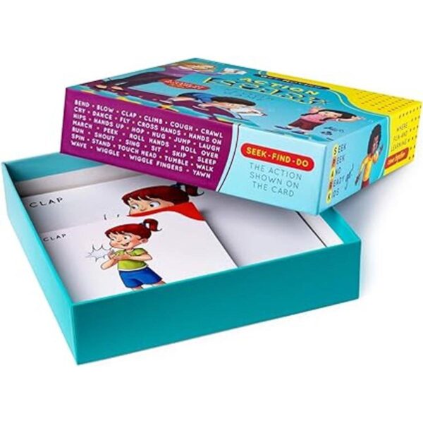 Juego de cartas de verbo de acción juego interactivo y de_2