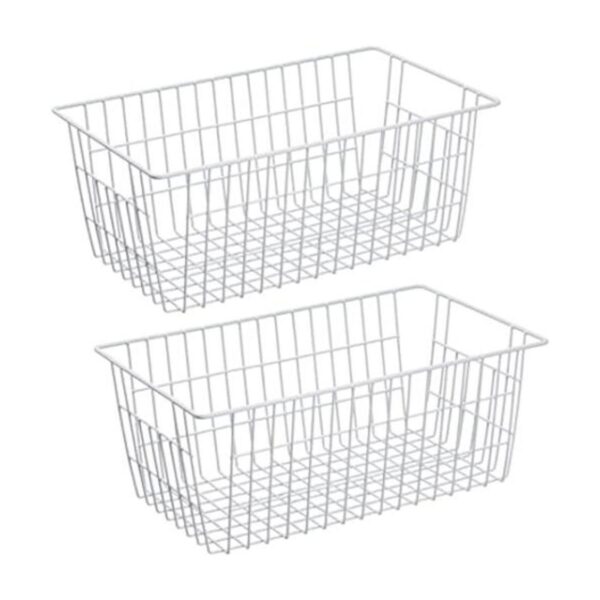 SANNO Juego de 2 cubos organizadores grandes para