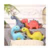 Paquete de 4 juguetes de peluche de dinosaurio de 9_3
