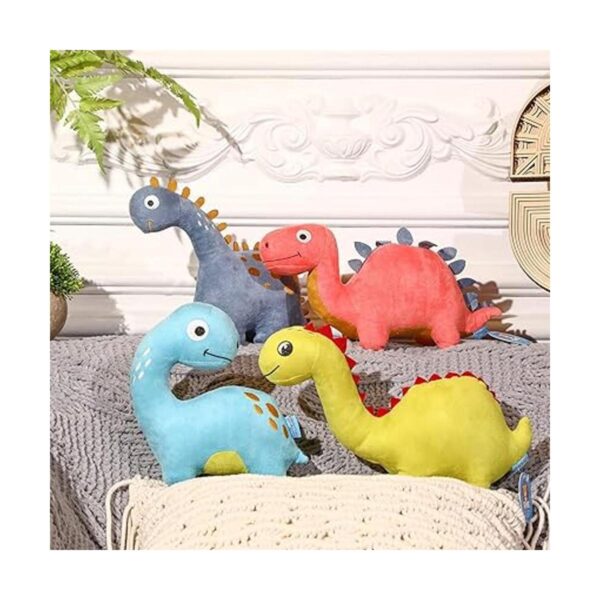 Paquete de 4 juguetes de peluche de dinosaurio de 9_3