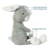 Bonita almohada de animales de peluche de conejo almohada