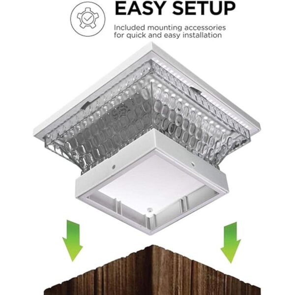 Home Zone Luces solares de seguridad para poste Luces_3