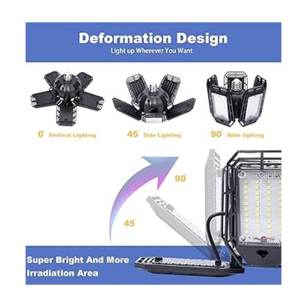Paquete de 2 luces LED de garaje luz LED ultra brillante_2