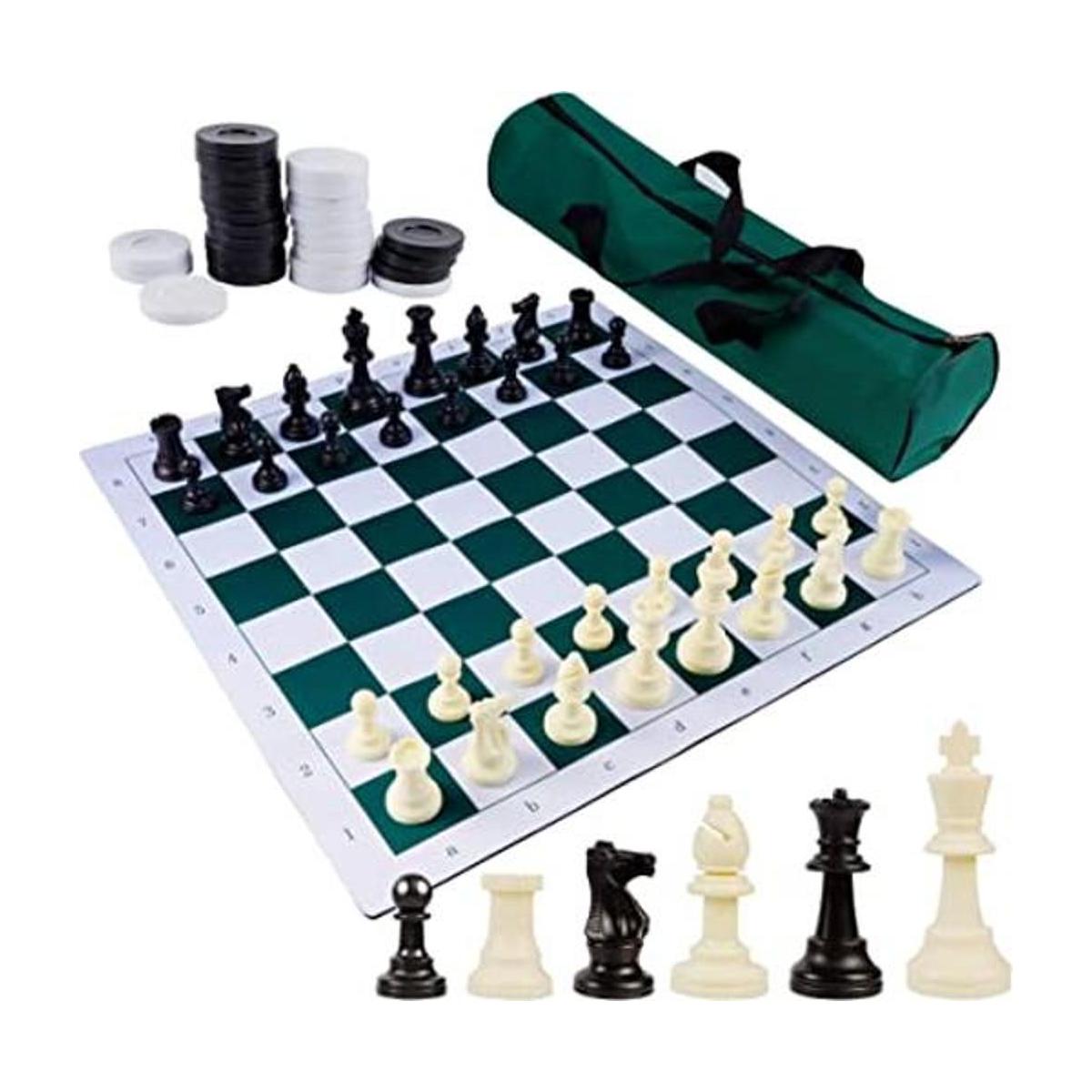 Juegoal Juego de ajedrez portátil de 20 pulgadas juegos