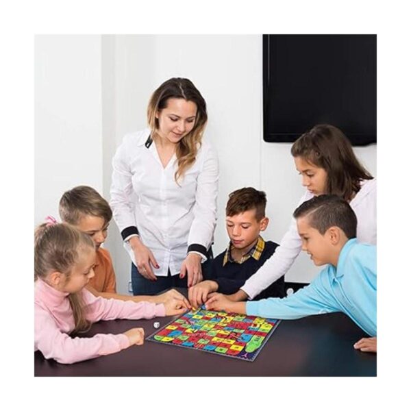 Juego de mesa de serpientes y escaleras Gamie para niños_2
