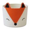 TT Homewares Cesta pequeña de zorro naranja para_1