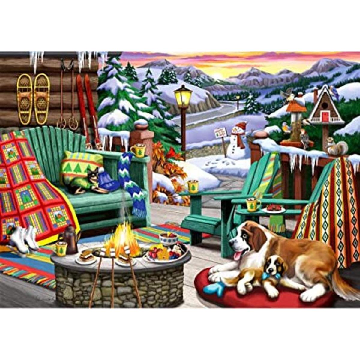 Ravensburger Cozy Series Apres All Day Rompecabezas de