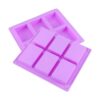 KINJOEK Molde de silicona para jabón 9 paquetes 54