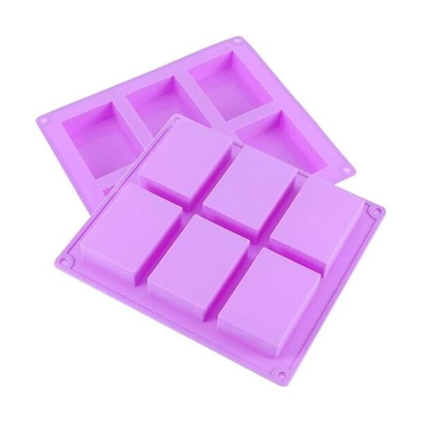 KINJOEK Molde de silicona para jabón 9 paquetes 54