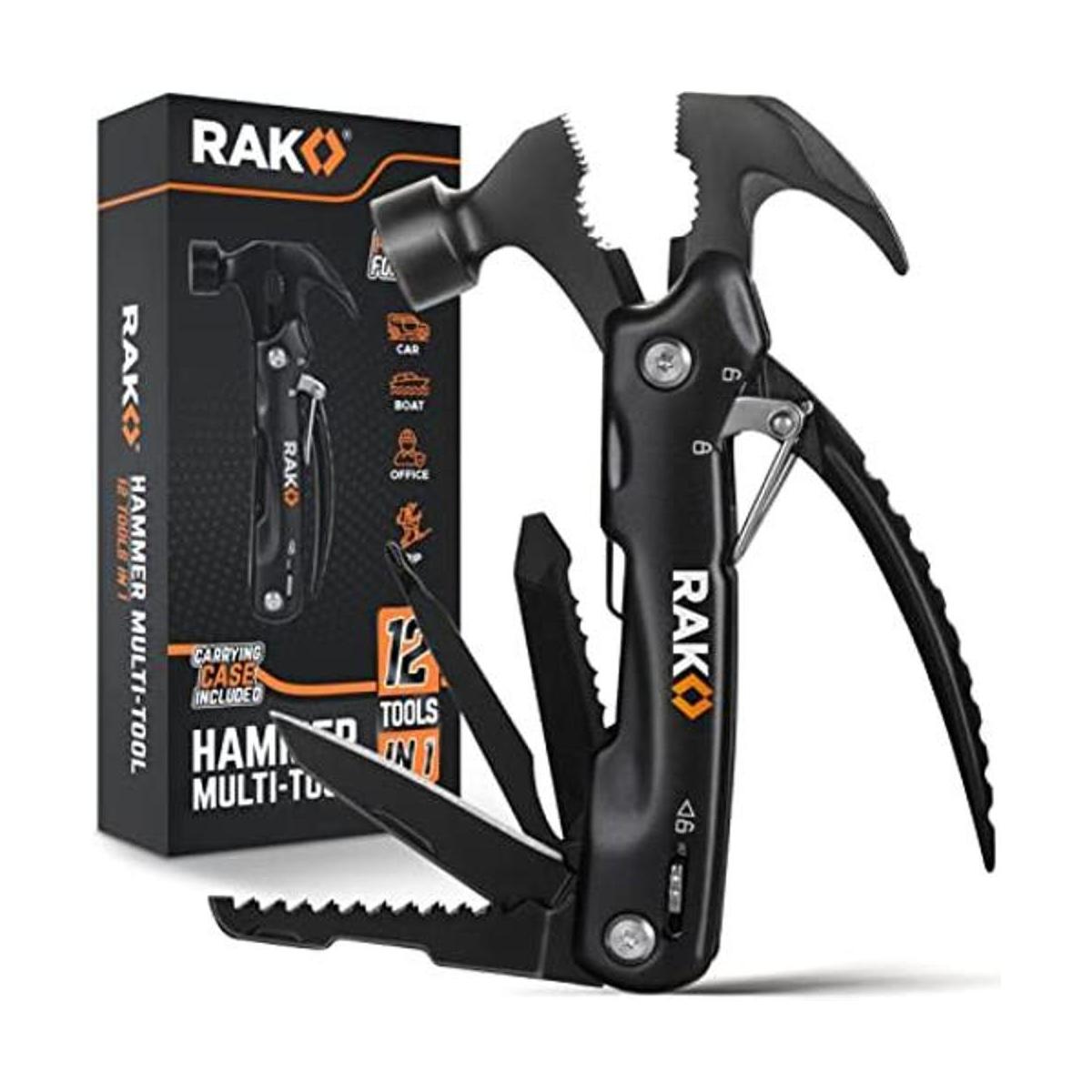 RAK Hammer Multiherramienta Multifuncional 12 en 1 mini