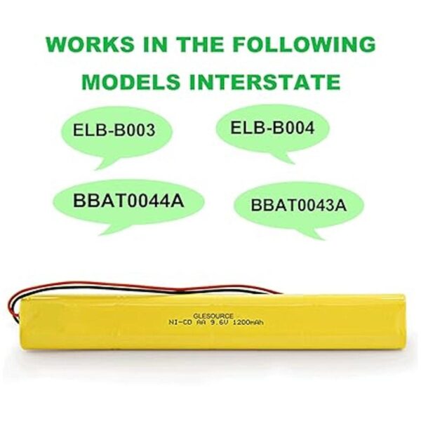 GLESOURCE Batería compatible con ELBB003 Lithonia ELBB003_3