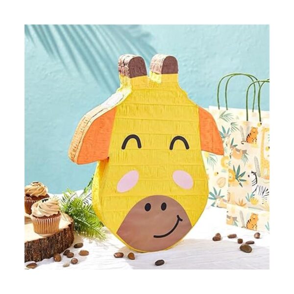 Giraffe Pinata Jungle Safari Decoraciones para Wild One_2