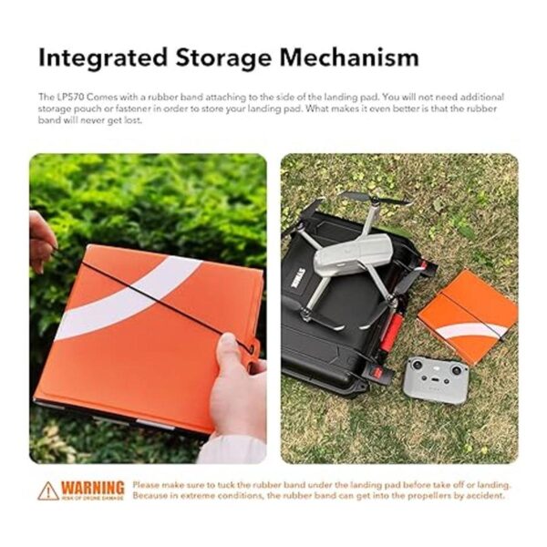 SYMIK LP570 Almohadilla de aterrizaje para dron 3 x 3_3