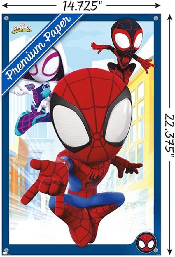 Póster de pared de Marvel Spidey and His Amazing Friends_3