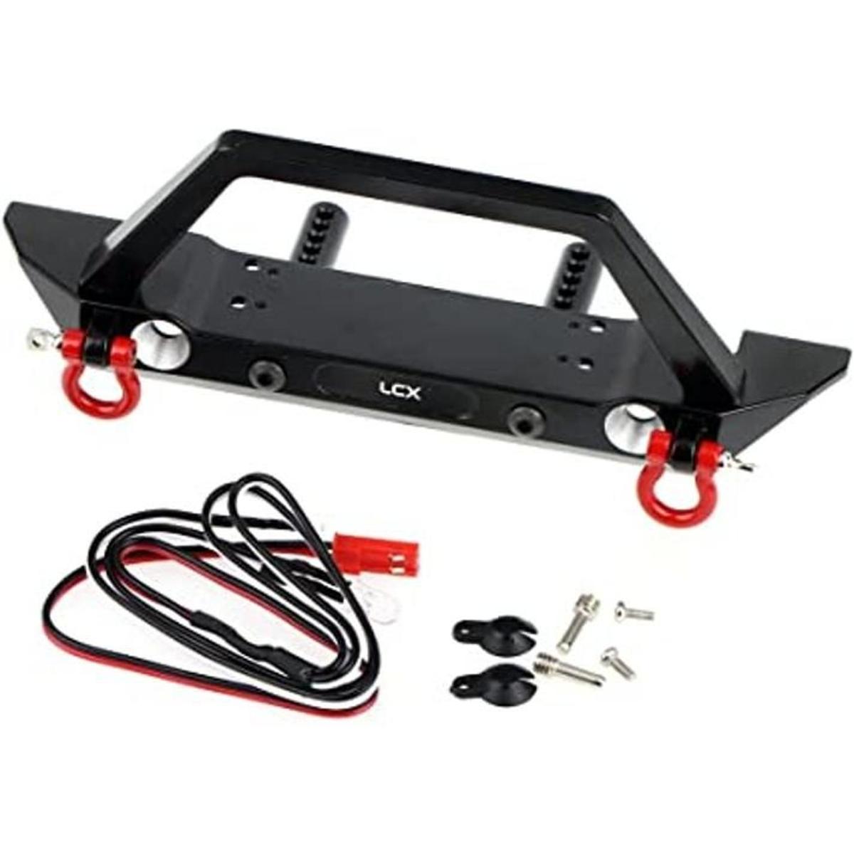 LCX 110th RC Crawler Car Metal parachoques delantero para