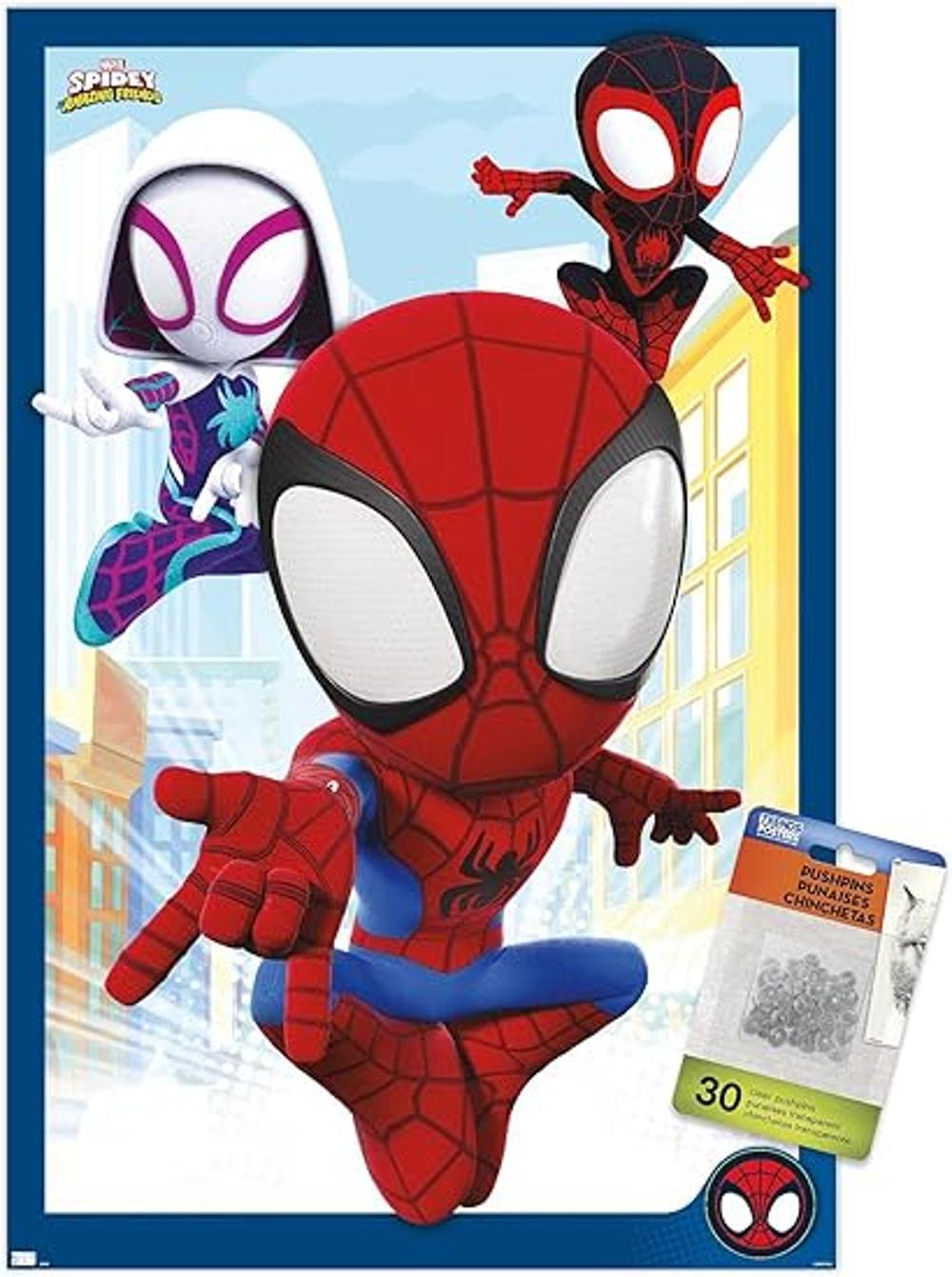 Póster de pared de Marvel Spidey and His Amazing Friends