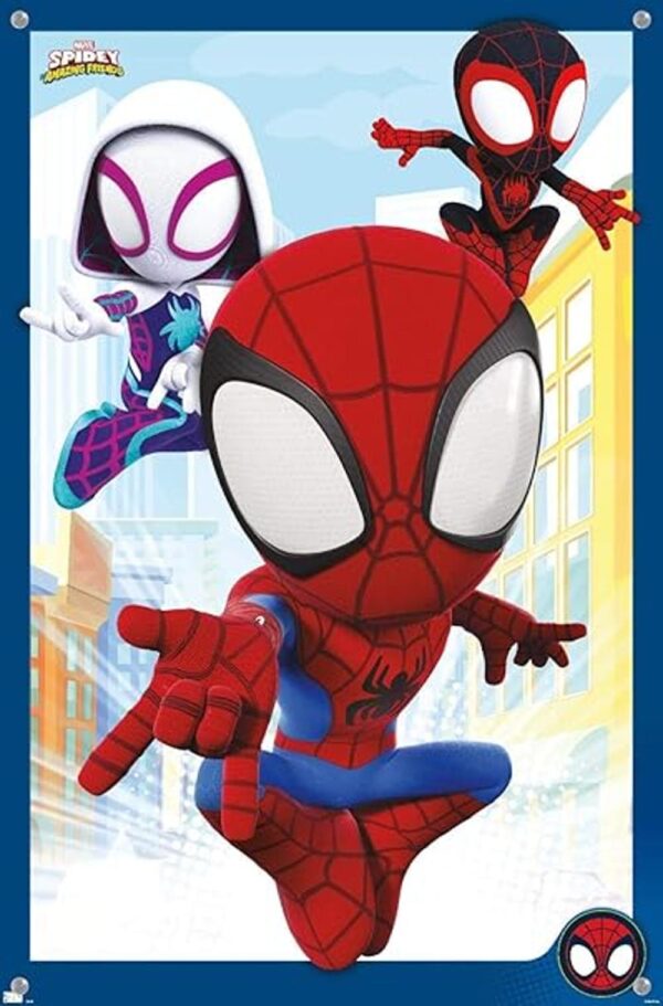 Póster de pared de Marvel Spidey and His Amazing Friends_4