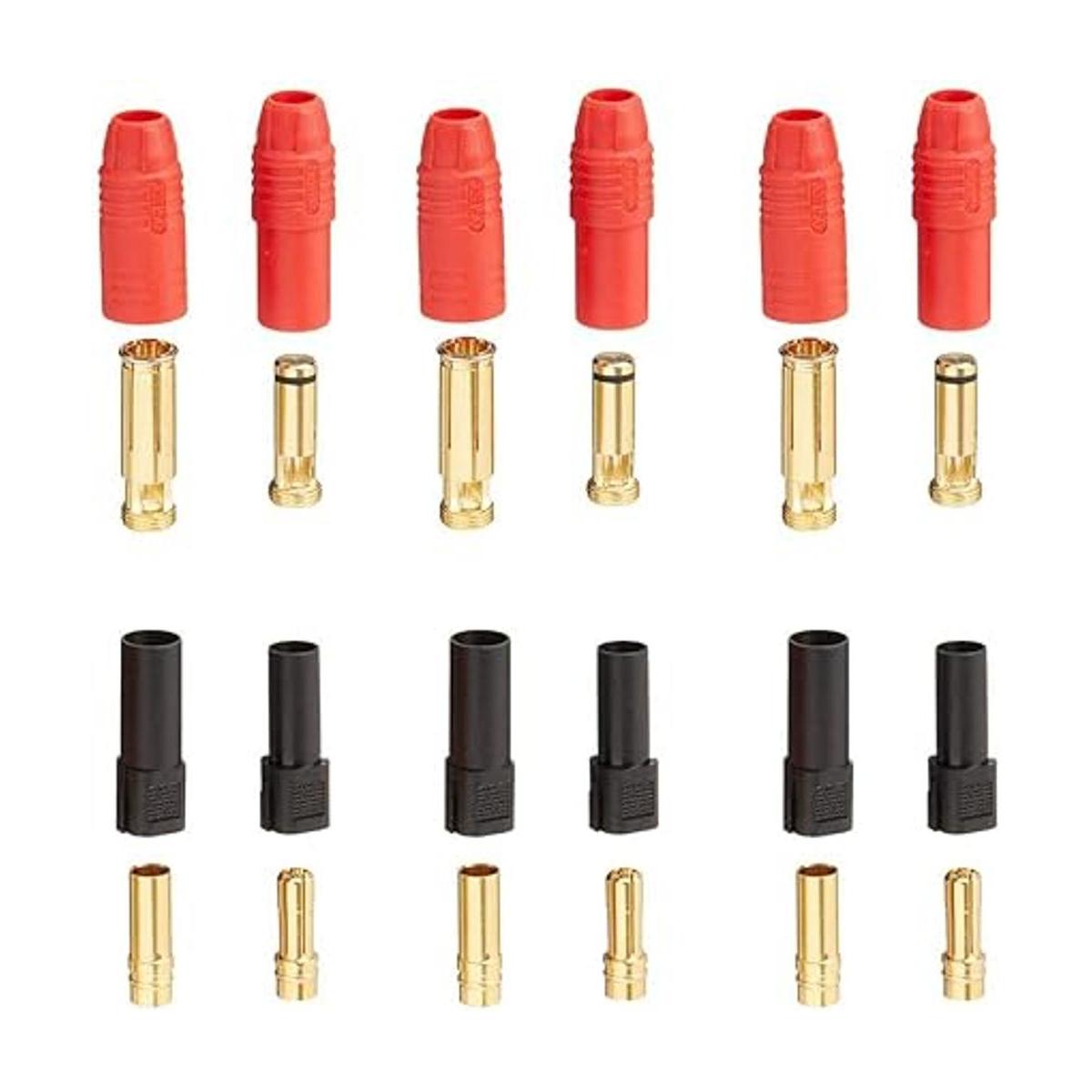 Juego de 6 pares de conectores Amass AS150 y XT150 macho