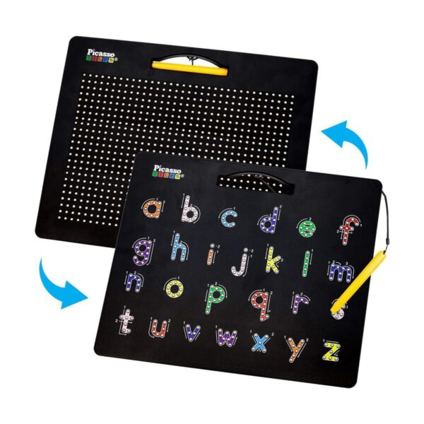 PicassoTiles Tablero magnético de dibujo 2 en 1 de doble_1