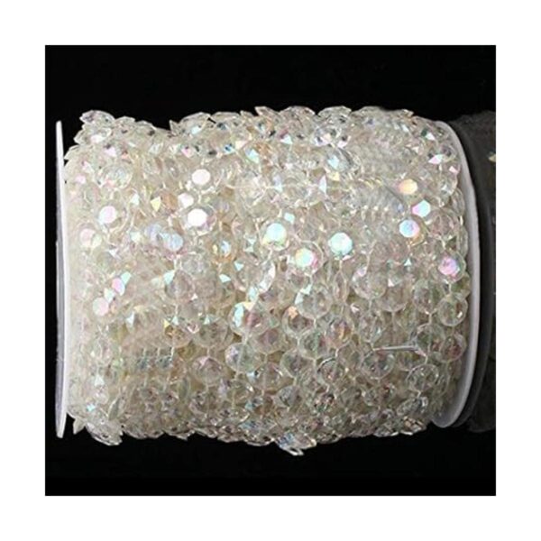 Guirnalda de diamantes de imitación de cuentas de cristal