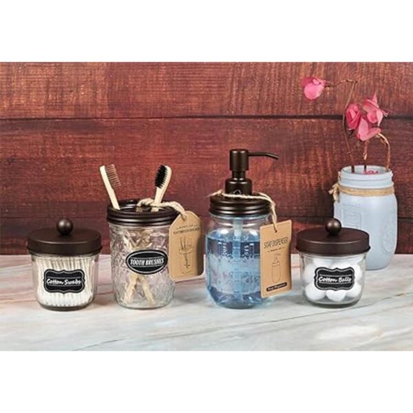 Tapas dispensadoras de jabón líquido Mason Jar 304