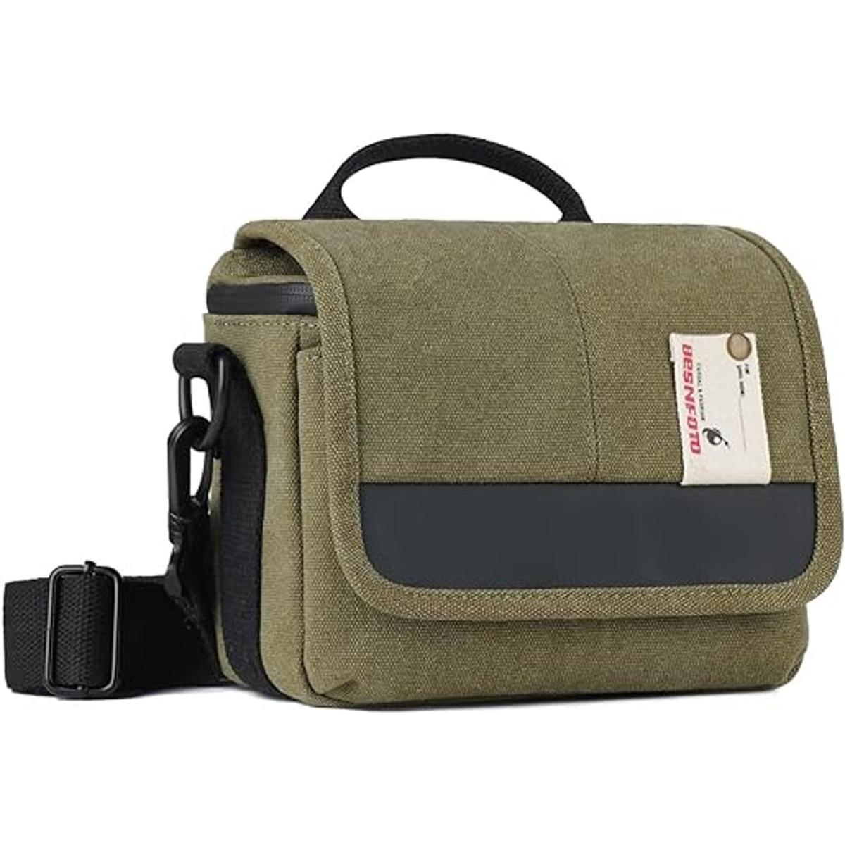 Besnfoto Bolsa de cámara pequeña sin espejo bolsa de