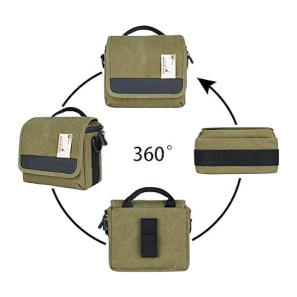 Besnfoto Bolsa de cámara pequeña sin espejo bolsa de_5