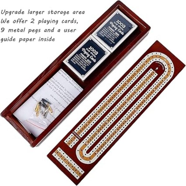 Juegoal Juego de mesa de madera mejorado tablero continuo
