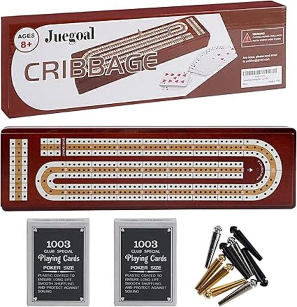 Juegoal Juego de mesa de madera mejorado tablero continuo