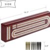 Juegoal Juego de mesa de madera mejorado tablero continuo