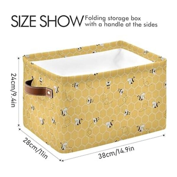 Cesta de almacenamiento cubo de abeja de animales